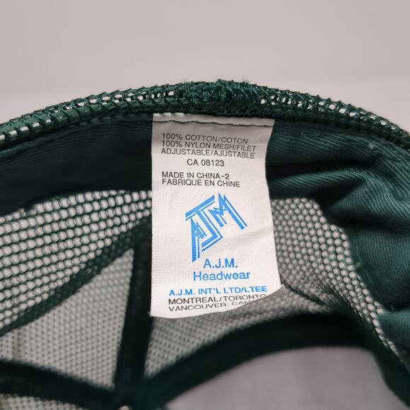 Western Explosives Snapback Trucker Hat Green OS Adjustable Rope AJM Headwear - Picture 9 of 9